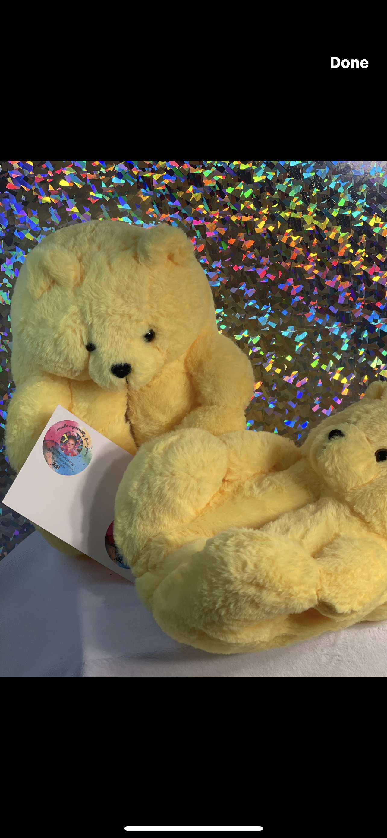 Teddy Bear Slippers