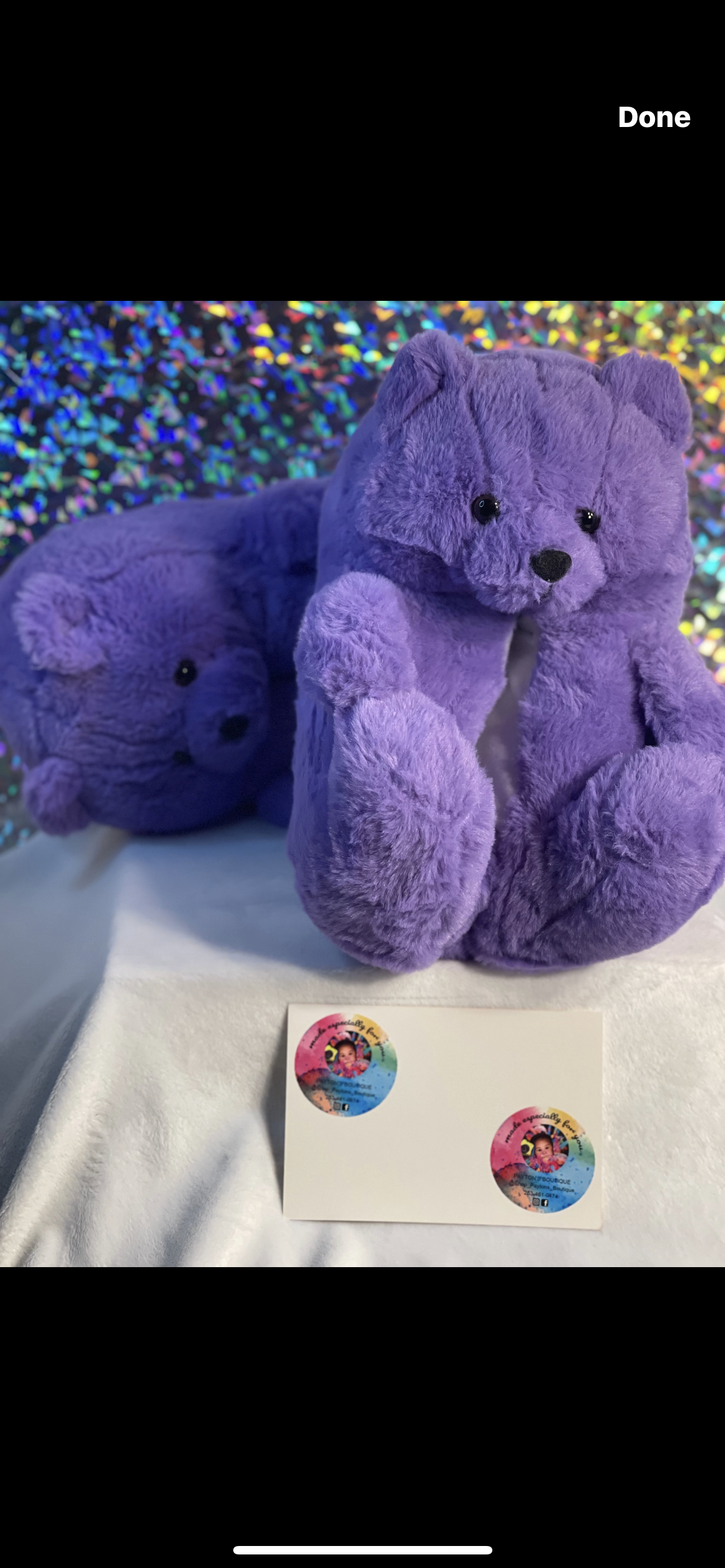 Teddy Bear Slippers