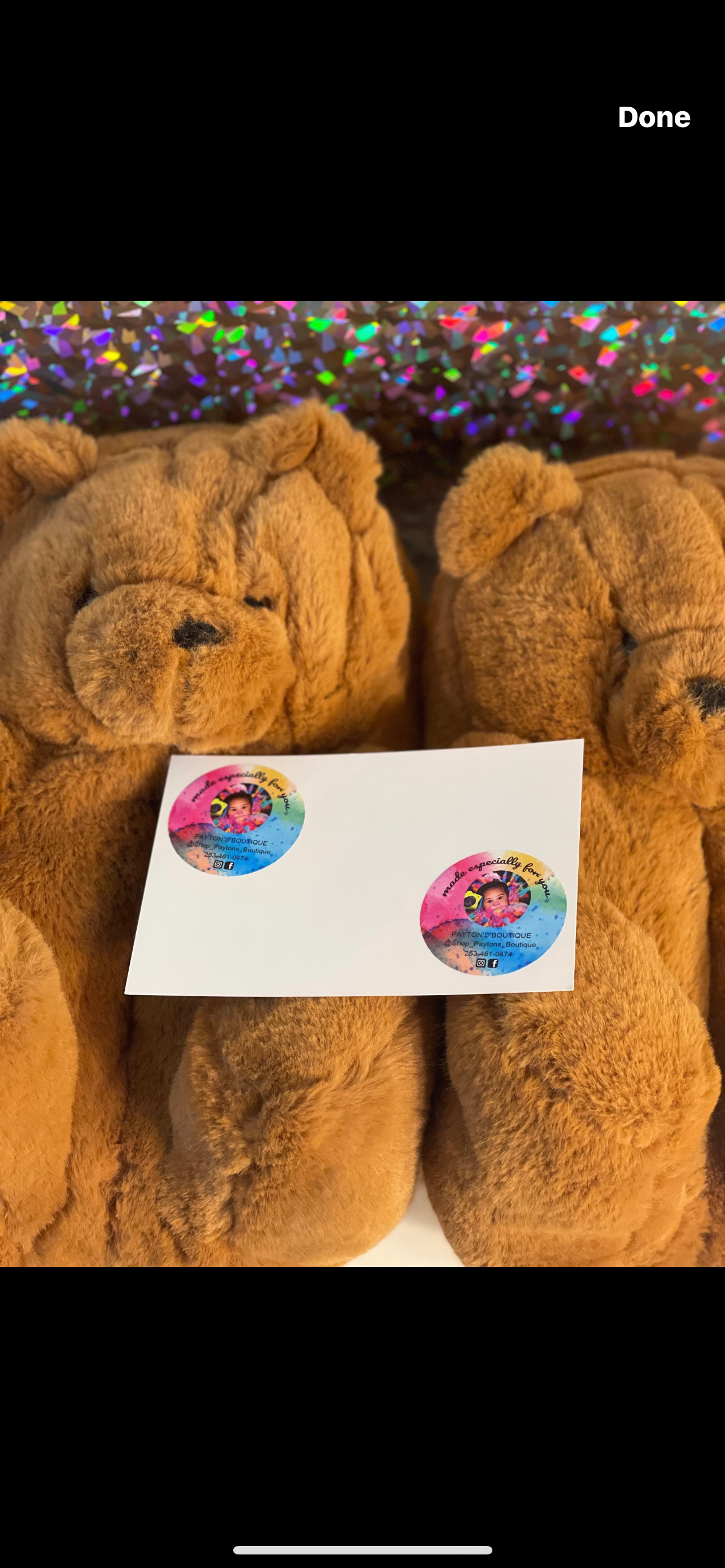 Teddy Bear Slippers