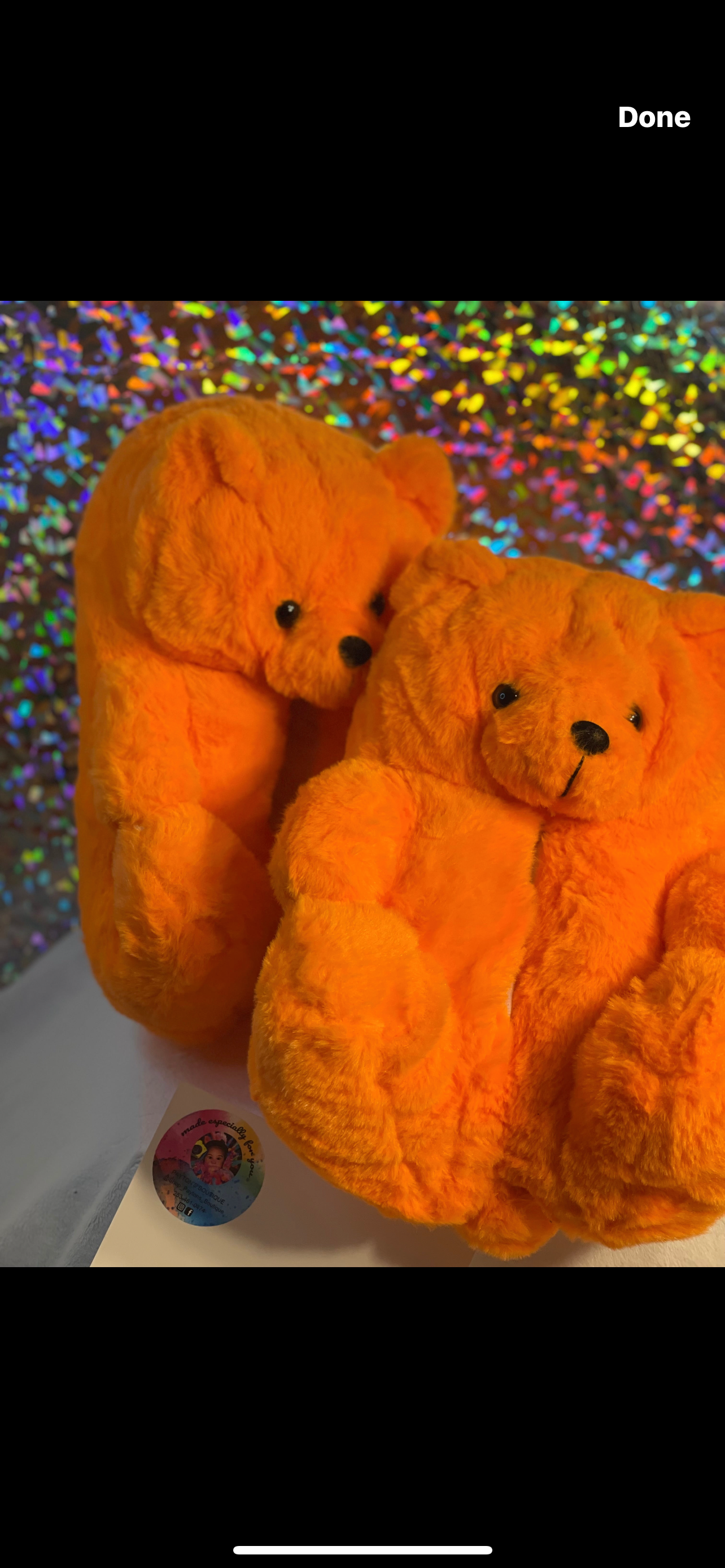 Teddy Bear Slippers